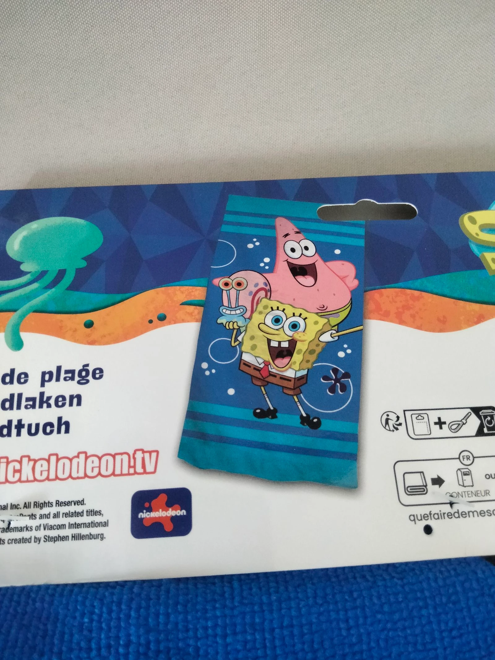 Toalla de playa Bob esponja | Nueva | Multicolore | 70 × 140 cm – photo 2
